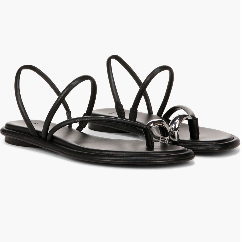 NWOB Vince Lucila black leather sandals - W9